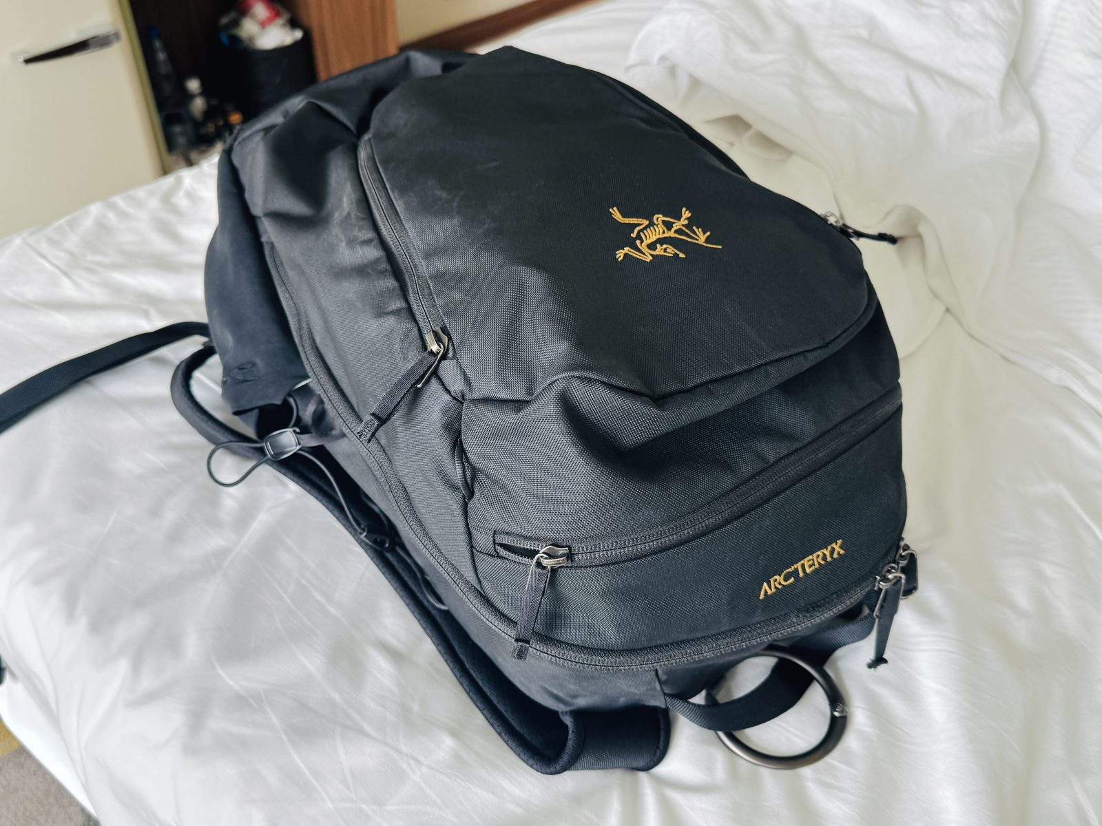 荷物を詰め終わったMantis 26 Backpackの全景